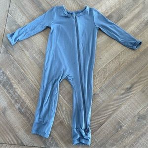 Kyte Baby - Zippered long sleeve romper - 12-18mo - Color periwinkle